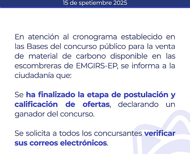 Concurso de bonos ganador